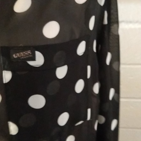 Guess classy polka-dot button up shirt - Picture 2 of 6